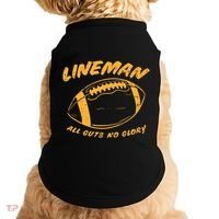 Lineman Guts Glory Funny American Football Gridiron Gift Doggie Tank thumb 0