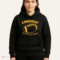 Lineman Guts Glory Funny American Football Gridiron Gift Hoodie thumb 5