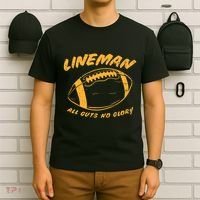 Lineman Guts Glory Funny American Football Gridiron Gift T-Shirt thumb 6