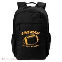 Lineman Guts Glory Funny American Football Gridiron Gift Backpack thumb 0