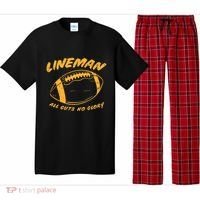 Lineman Guts Glory Funny American Football Gridiron Gift Pajama Set thumb 0
