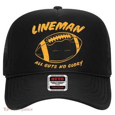 Lineman Guts Glory Funny American Football Gridiron Gift Hat