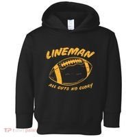 Lineman Guts Glory Funny American Football Gridiron Gift Toddler Hoodie thumb 0
