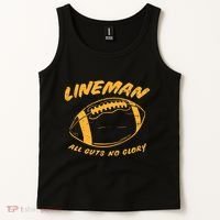Lineman Guts Glory Funny American Football Gridiron Gift Tank Top thumb 2
