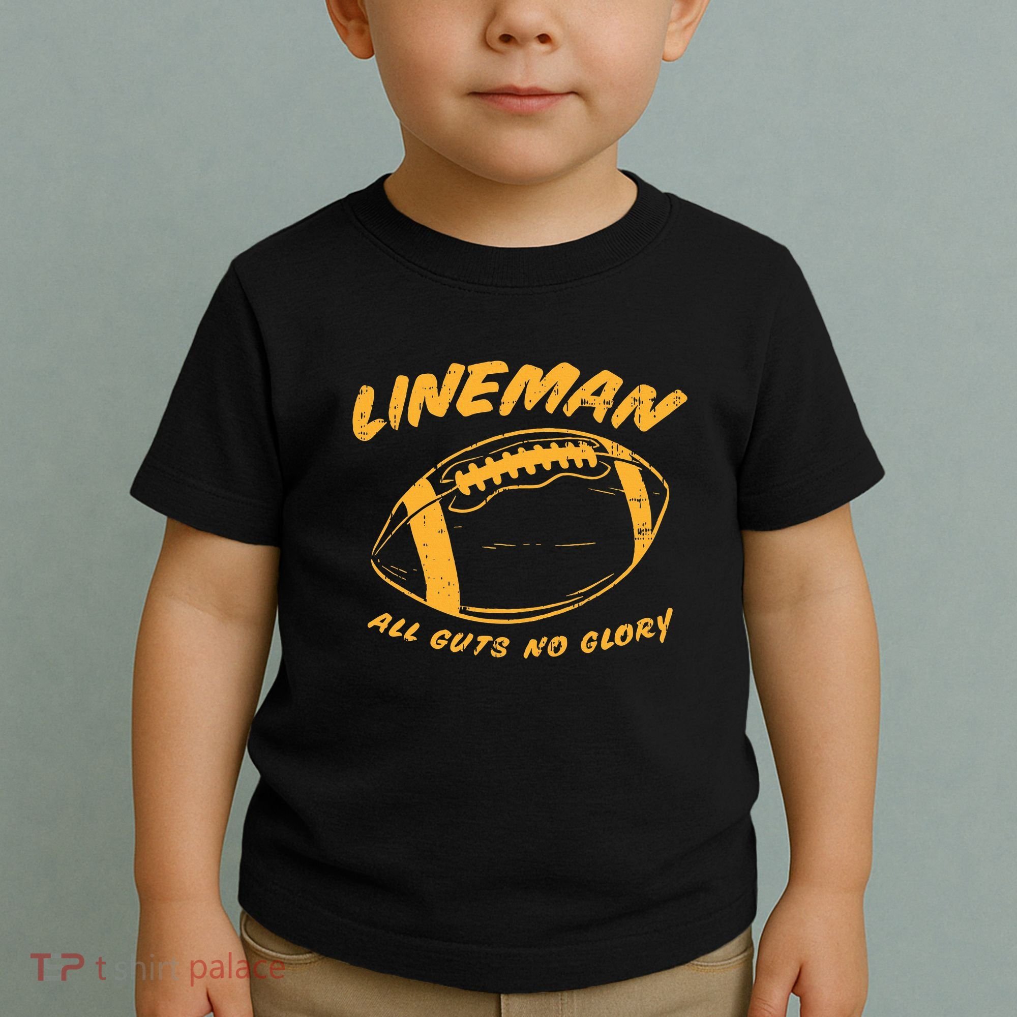 Lineman Guts Glory Funny American Football Gridiron Gift Toddler T-Shirt