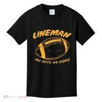 Lineman Guts Glory Funny American Football Gridiron Gift Kids T-Shirt thumb 0
