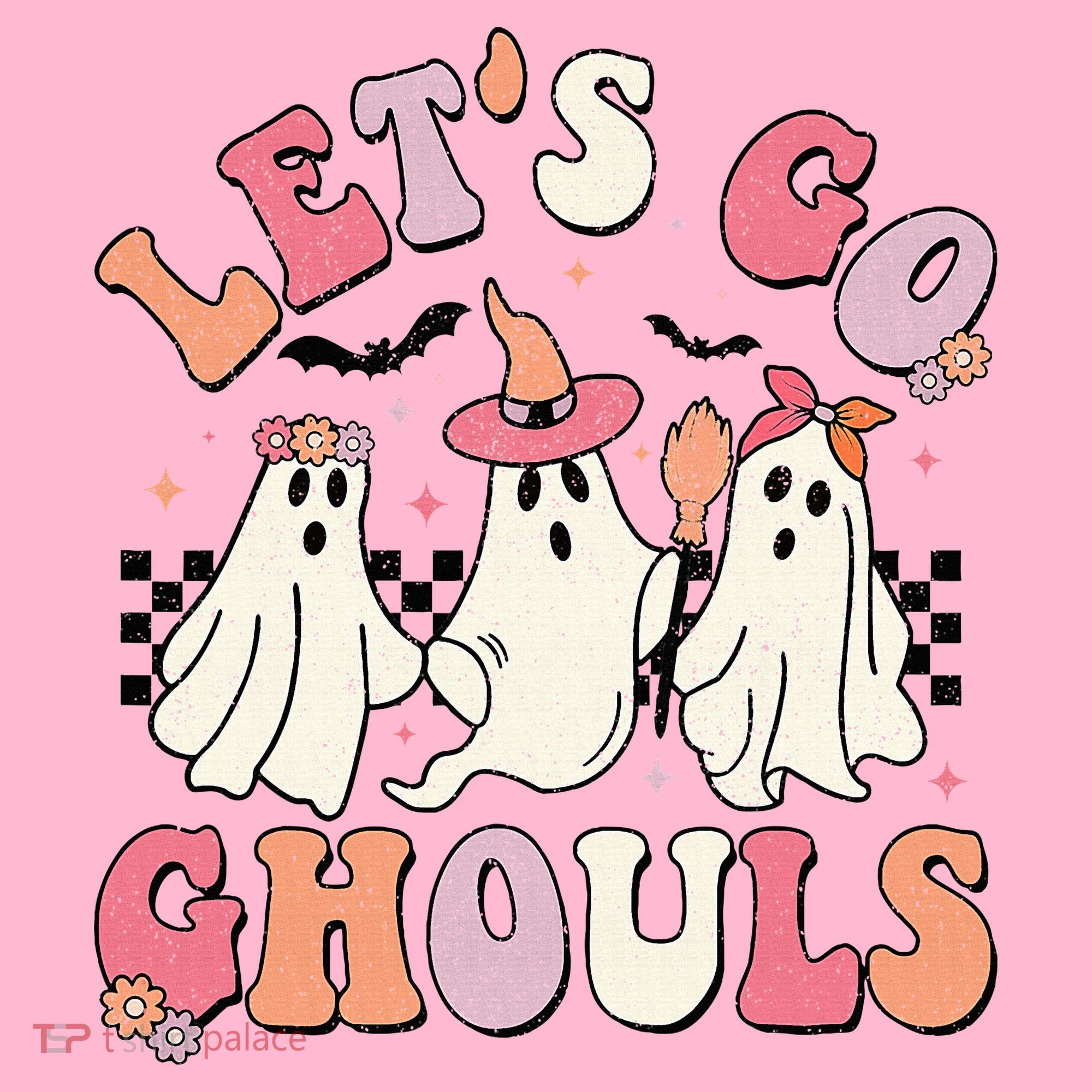 LetS Go Ghouls Halloween Ghost Outfit Costume Coaster