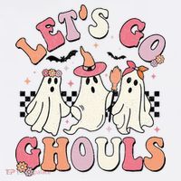 LetS Go Ghouls Halloween Ghost Outfit Costume Long Sleeve Shirt thumb 2