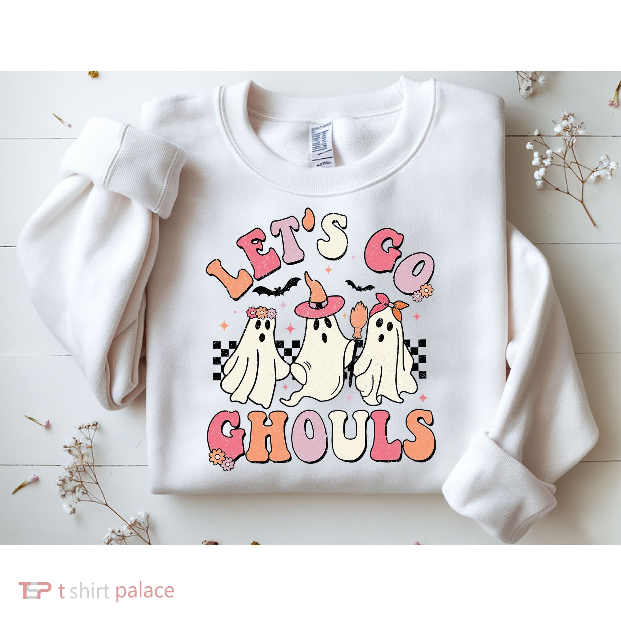 LetS Go Ghouls Halloween Ghost Outfit Costume Sweatshirt