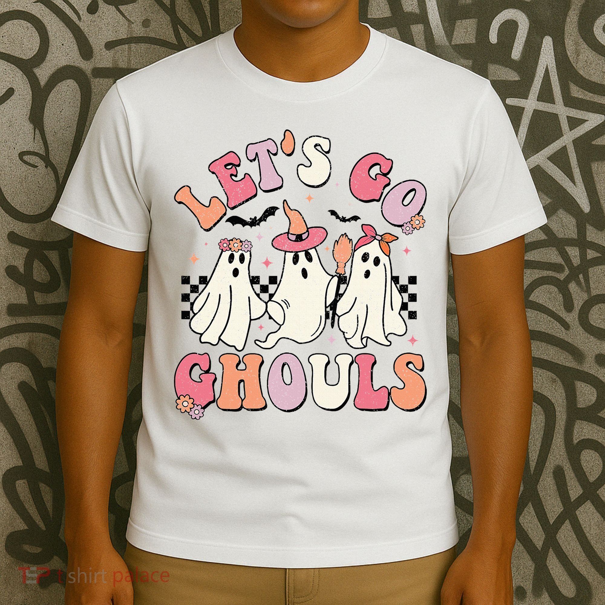 LetS Go Ghouls Halloween Ghost Outfit Costume T-Shirt
