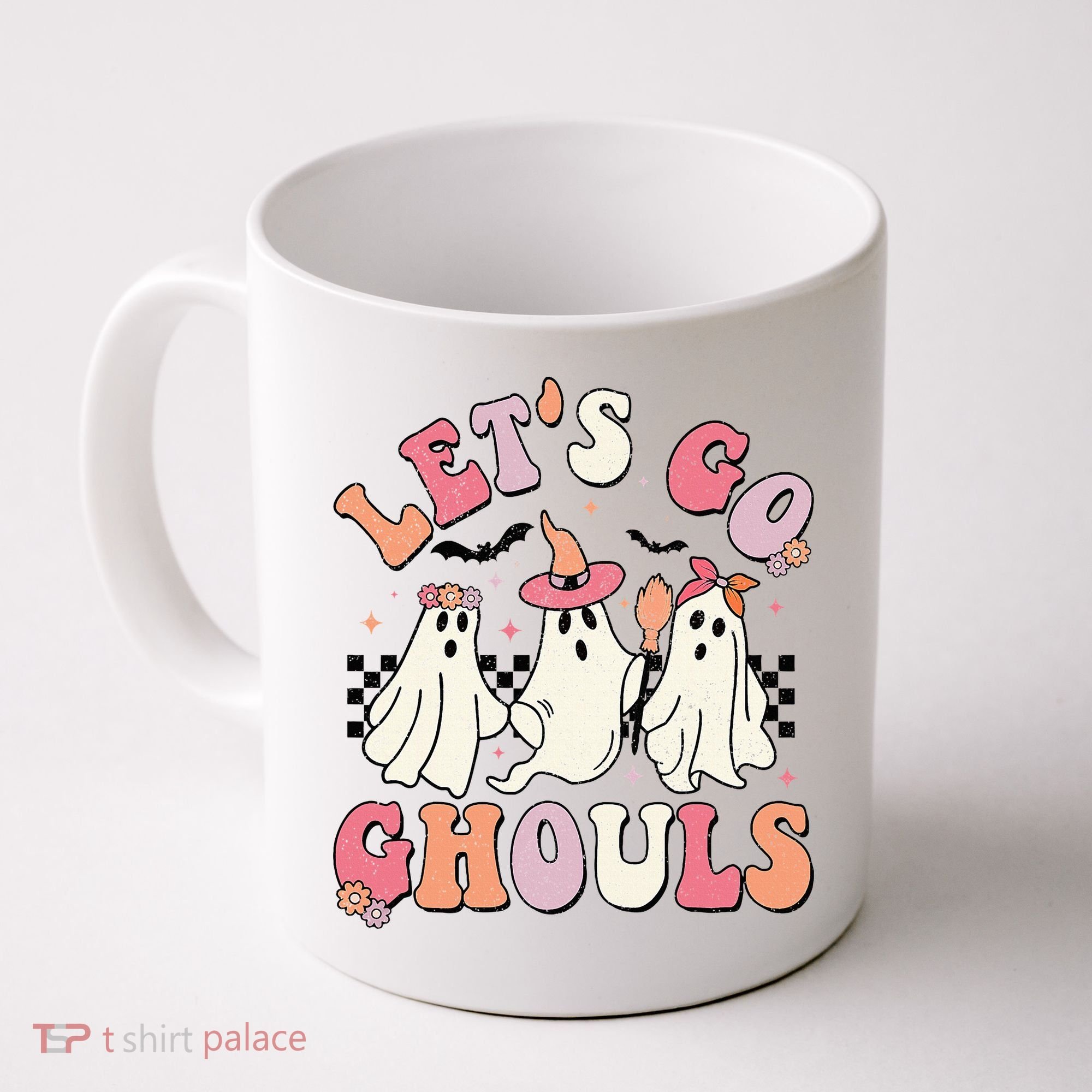 LetS Go Ghouls Halloween Ghost Outfit Costume Coffee Mug