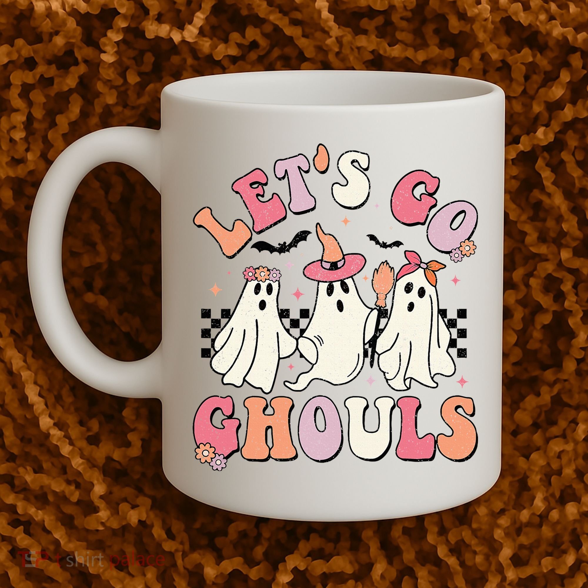 LetS Go Ghouls Halloween Ghost Outfit Costume Coffee Mug