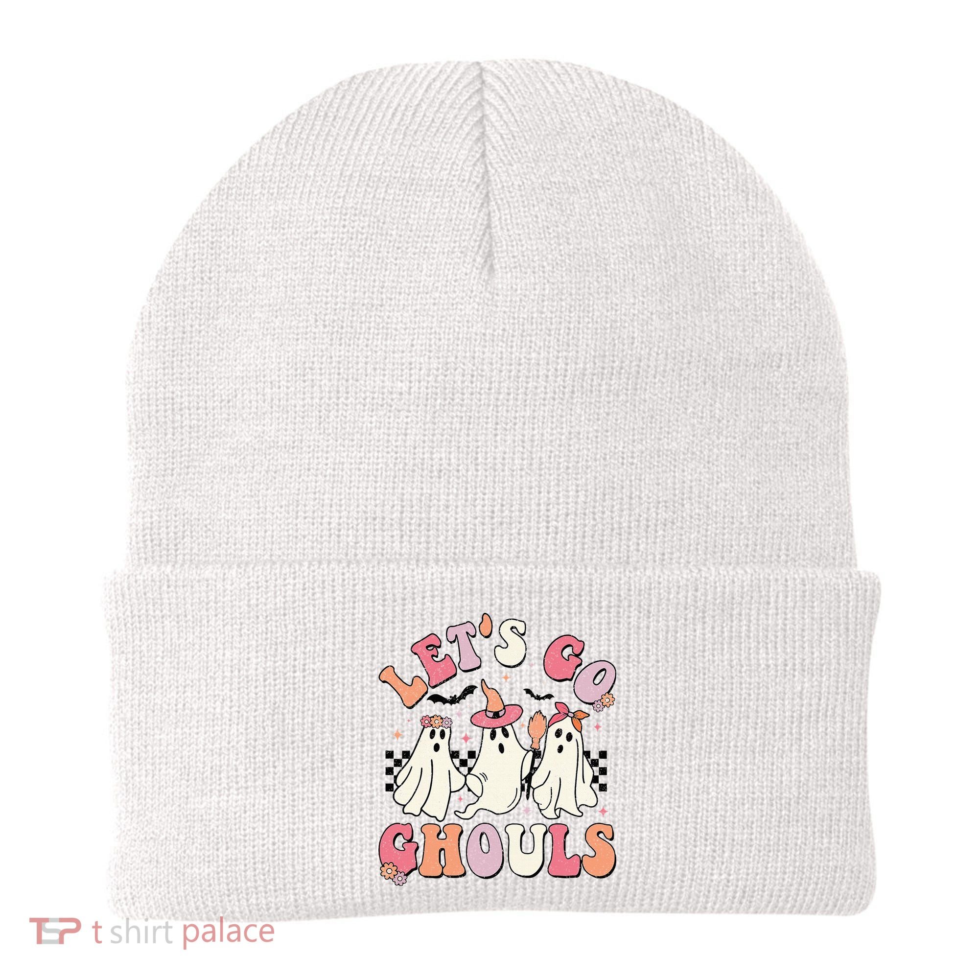 LetS Go Ghouls Halloween Ghost Outfit Costume Beanie