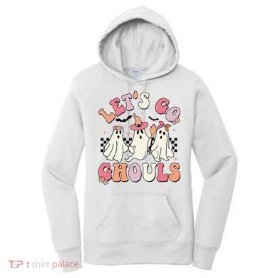 LetS Go Ghouls Halloween Ghost Outfit Costume Women's Hoodie