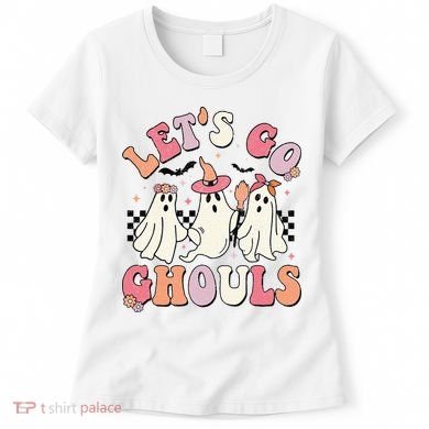 LetS Go Ghouls Halloween Ghost Outfit Costume Women's T-Shirt