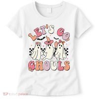 LetS Go Ghouls Halloween Ghost Outfit Costume Women's T-Shirt thumb 0