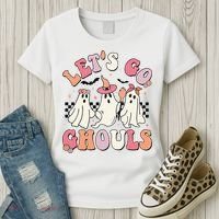 LetS Go Ghouls Halloween Ghost Outfit Costume Women's T-Shirt thumb 3