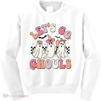 LetS Go Ghouls Halloween Ghost Outfit Costume Kids Sweatshirt thumb 0