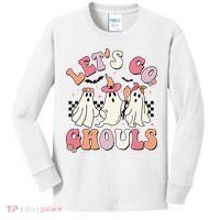 LetS Go Ghouls Halloween Ghost Outfit Costume Kids Long Sleeve Shirt thumb 0