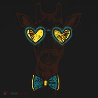 Love Giraffe Glasses Wildlife Wild Animal Gift Women's Hoodie thumb 2