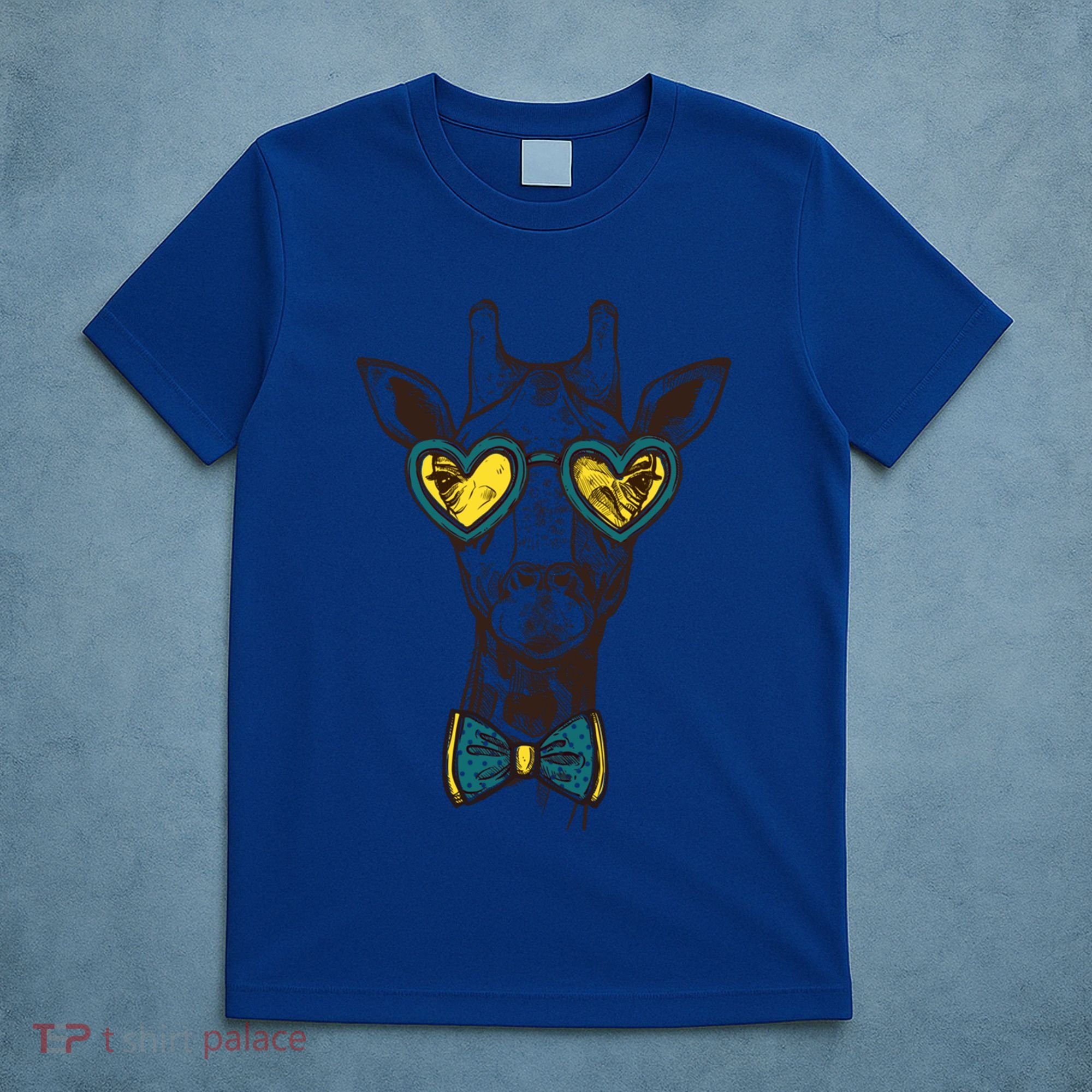 Love Giraffe Glasses Wildlife Wild Animal Gift T-Shirt