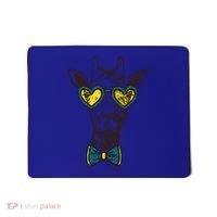 Love Giraffe Glasses Wildlife Wild Animal Gift Mousepad thumb 0