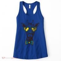 Love Giraffe Glasses Wildlife Wild Animal Gift Women's Tank Top thumb 0