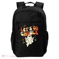 Lets Go Ghouls Ghost Retro Halloween Costume Backpack thumb 0