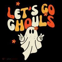 Lets Go Ghouls Ghost Retro Halloween Costume Coffee Mug thumb 5