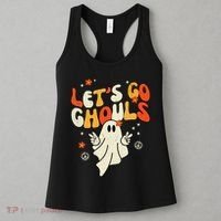 Lets Go Ghouls Ghost Retro Halloween Costume Women's Tank Top thumb 3