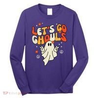 Lets Go Ghouls Ghost Retro Halloween Costume Long Sleeve Shirt thumb 0