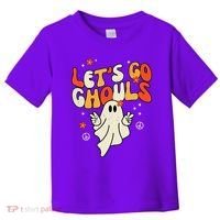 Lets Go Ghouls Ghost Retro Halloween Costume Toddler T-Shirt thumb 0