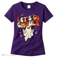 Lets Go Ghouls Ghost Retro Halloween Costume Women's T-Shirt thumb 0
