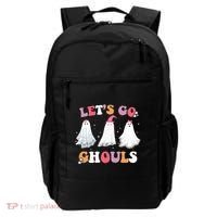 Lets Go Ghouls Cute Halloween Girl Squad Backpack thumb 0