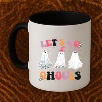 Lets Go Ghouls Cute Halloween Girl Squad Coffee Mug thumb 2