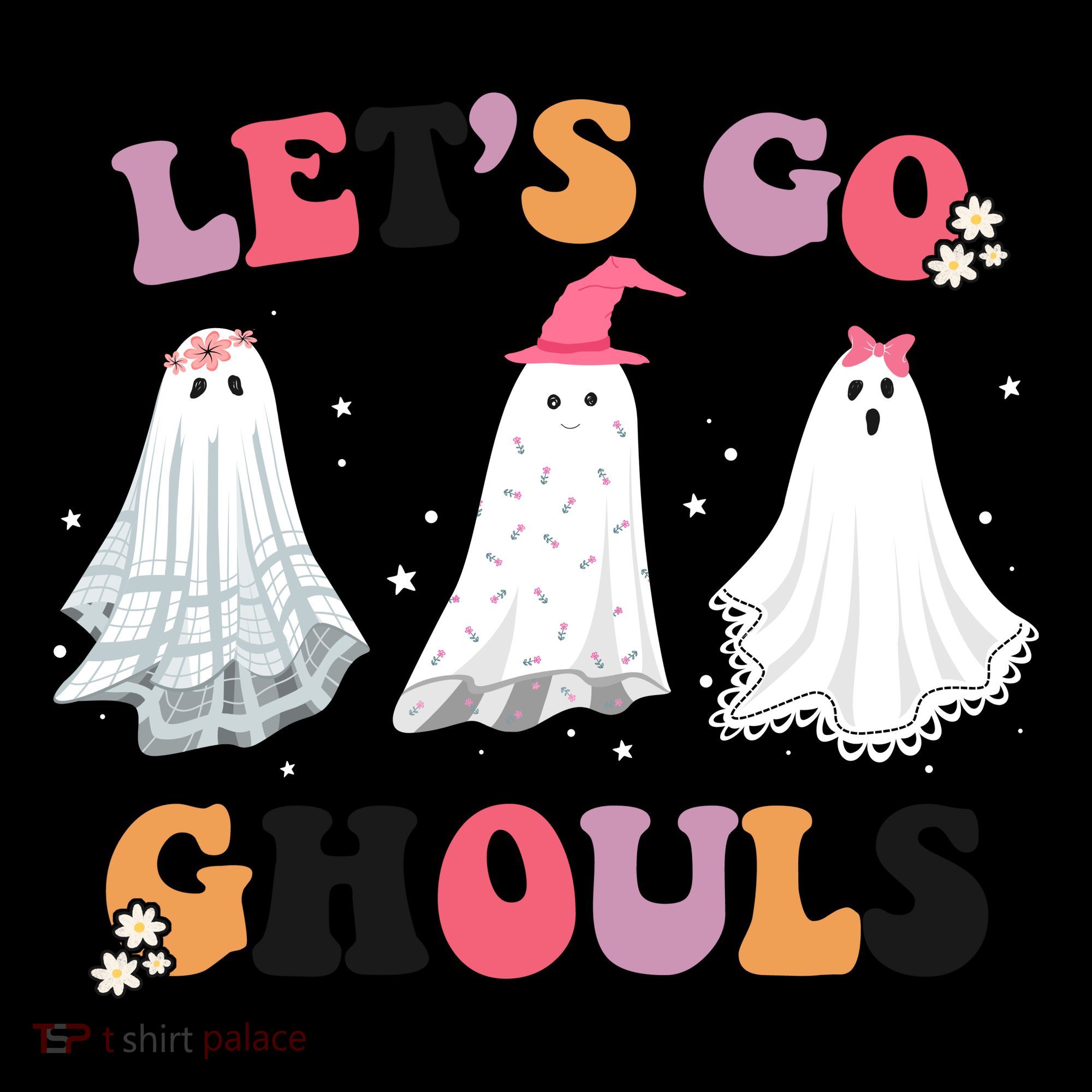 Lets Go Ghouls Cute Halloween Girl Squad Coffee Mug