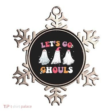 Lets Go Ghouls Cute Halloween Girl Squad Ornament
