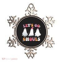 Lets Go Ghouls Cute Halloween Girl Squad Ornament thumb 0