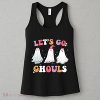 Lets Go Ghouls Cute Halloween Girl Squad Women's Tank Top thumb 3