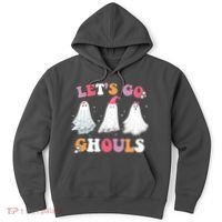 Lets Go Ghouls Cute Halloween Girl Squad Hoodie thumb 0