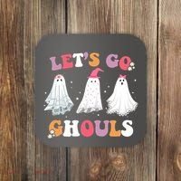 Lets Go Ghouls Cute Halloween Girl Squad Coaster thumb 0