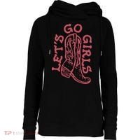 LetS Go Girls Western Womens Funnel Neck Pullover Hood thumb 0