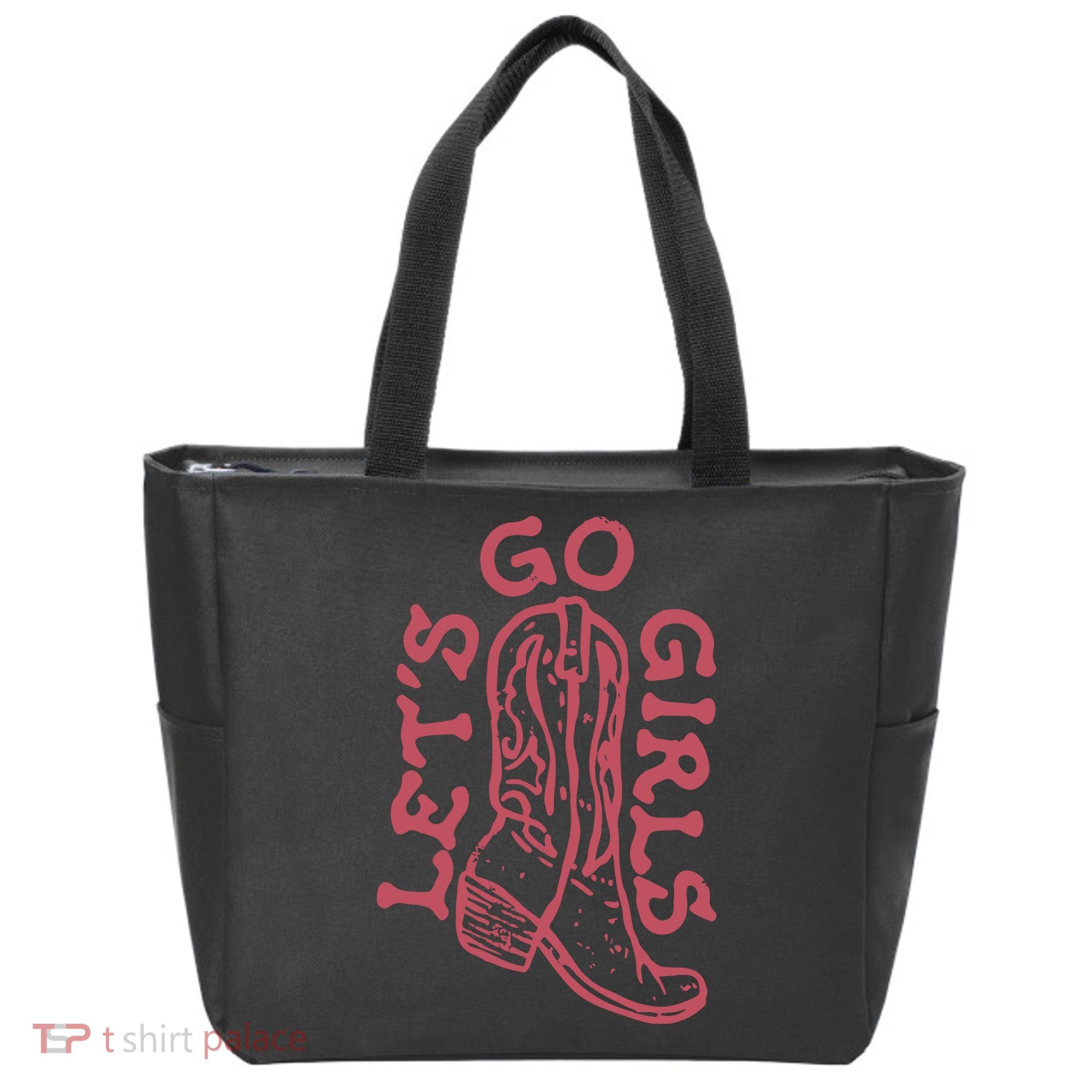 LetS Go Girls Western Tote Bag