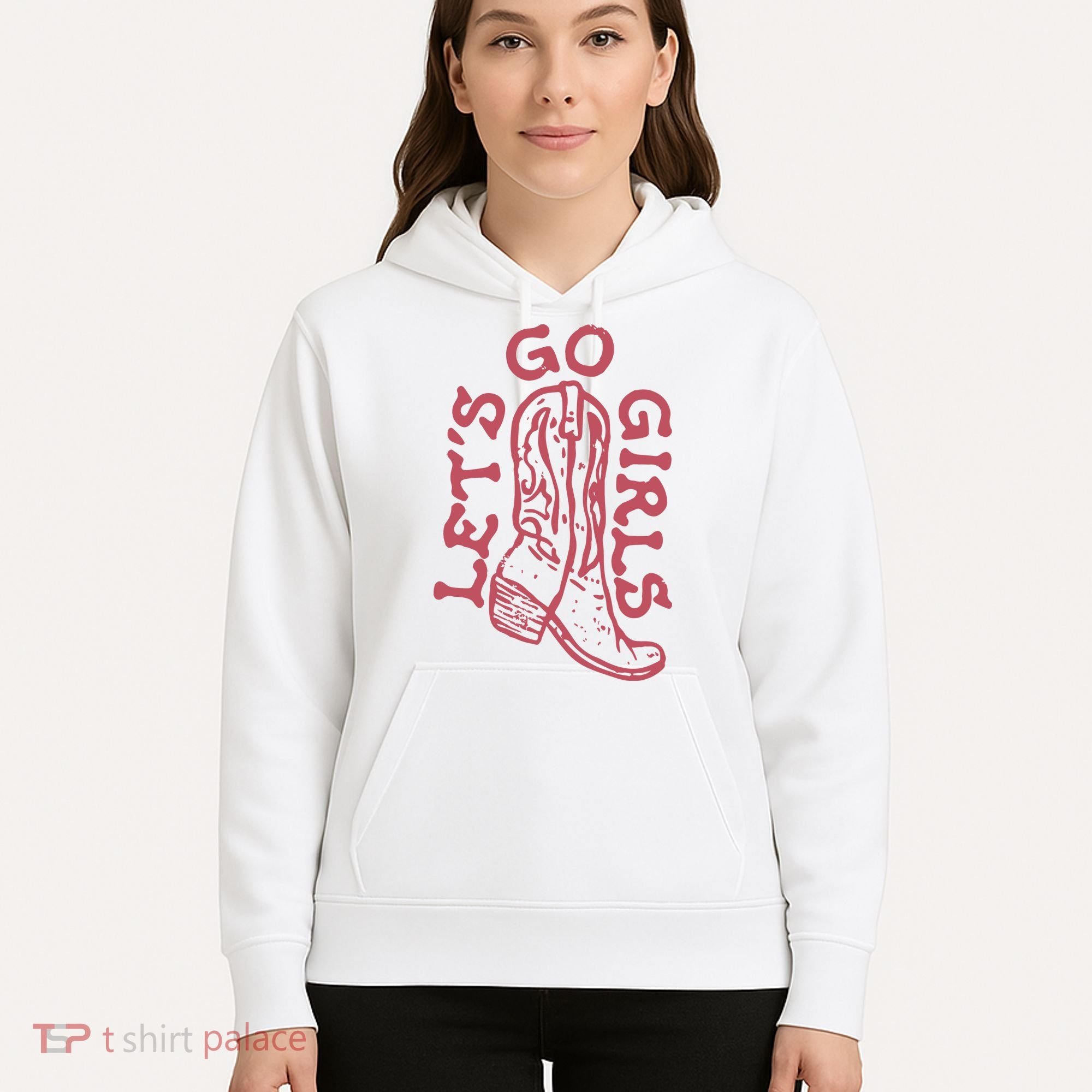 LetS Go Girls Western Hoodie