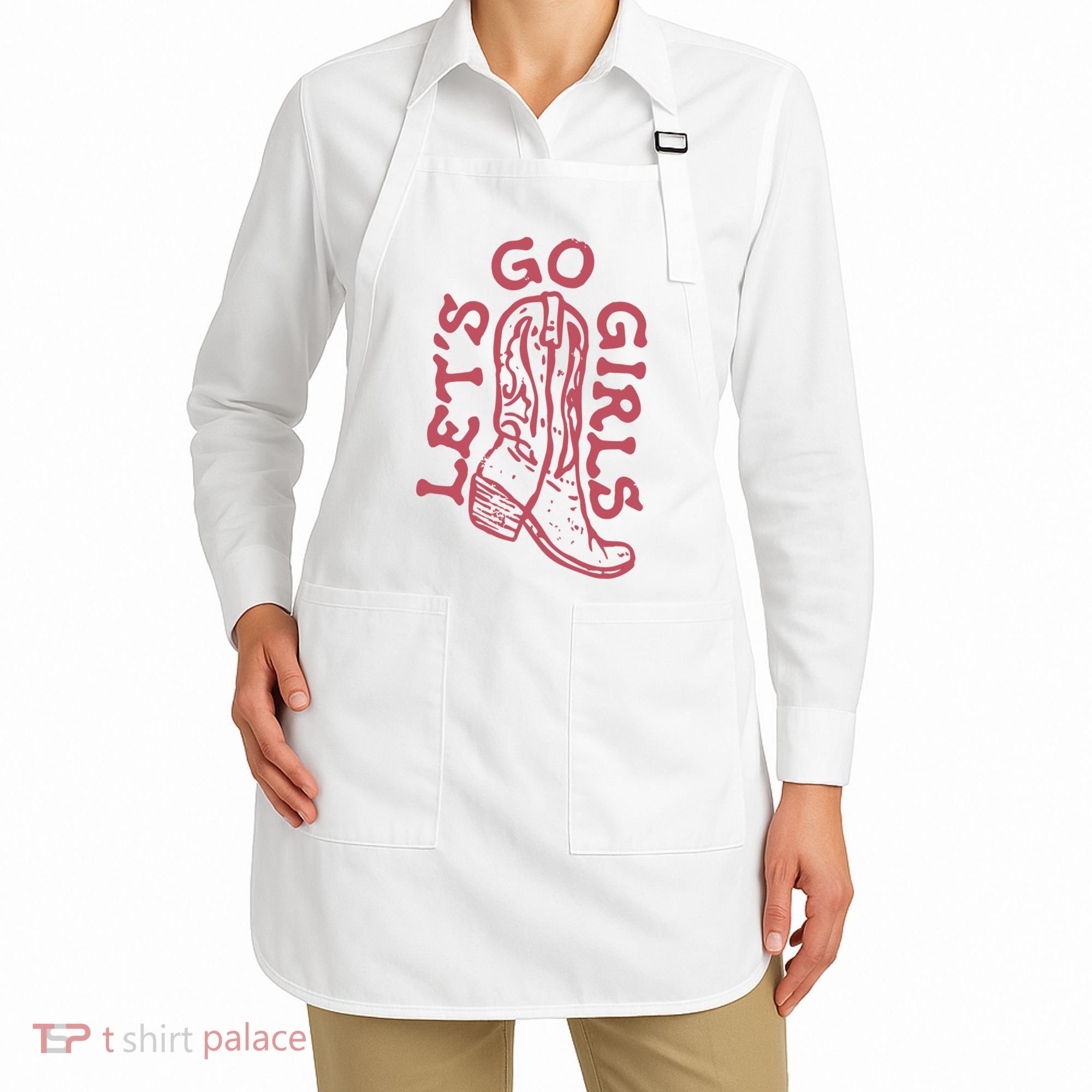 LetS Go Girls Western Apron