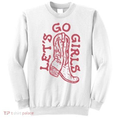 LetS Go Girls Western Sweatshirt