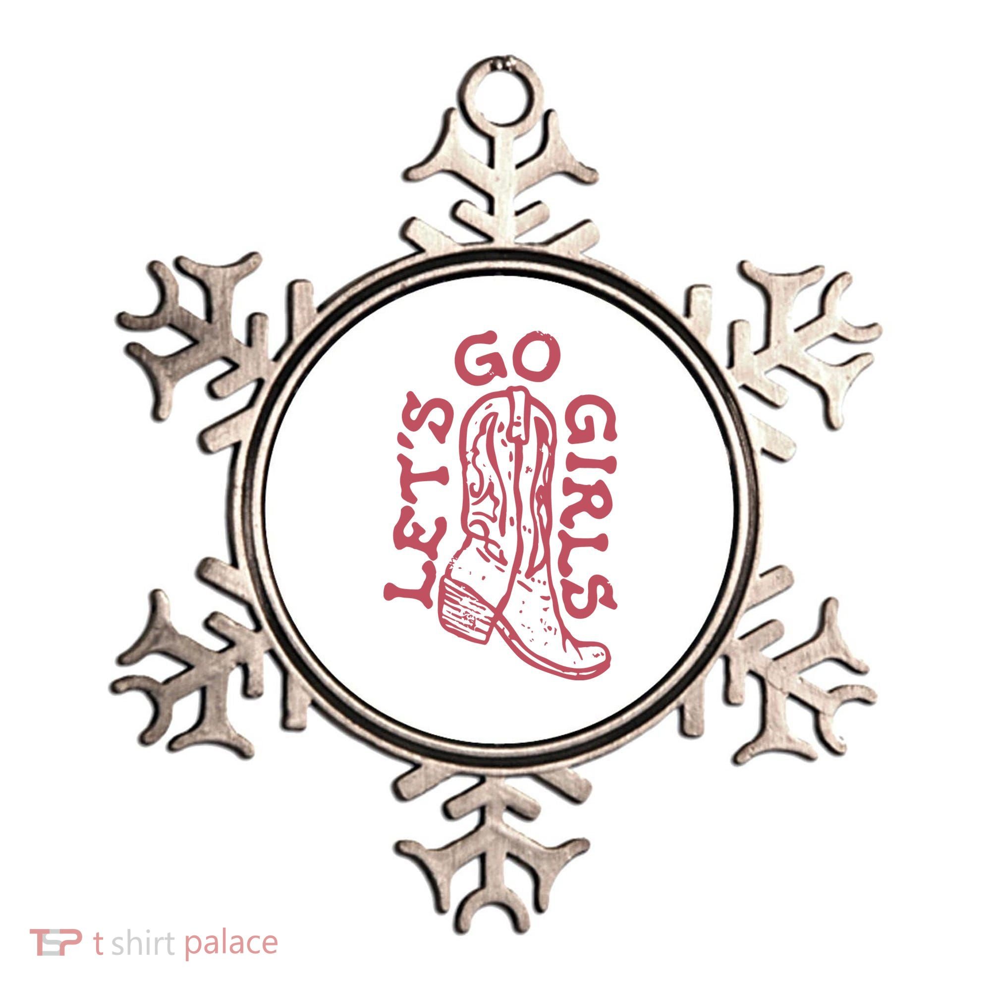 LetS Go Girls Western Ornament