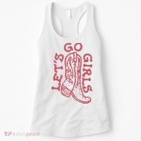 LetS Go Girls Western Women's Tank Top thumb 0