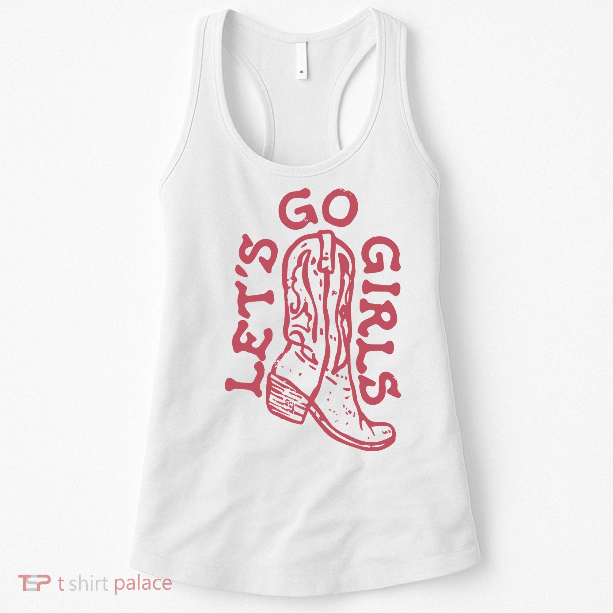LetS Go Girls Western Women's Tank Top