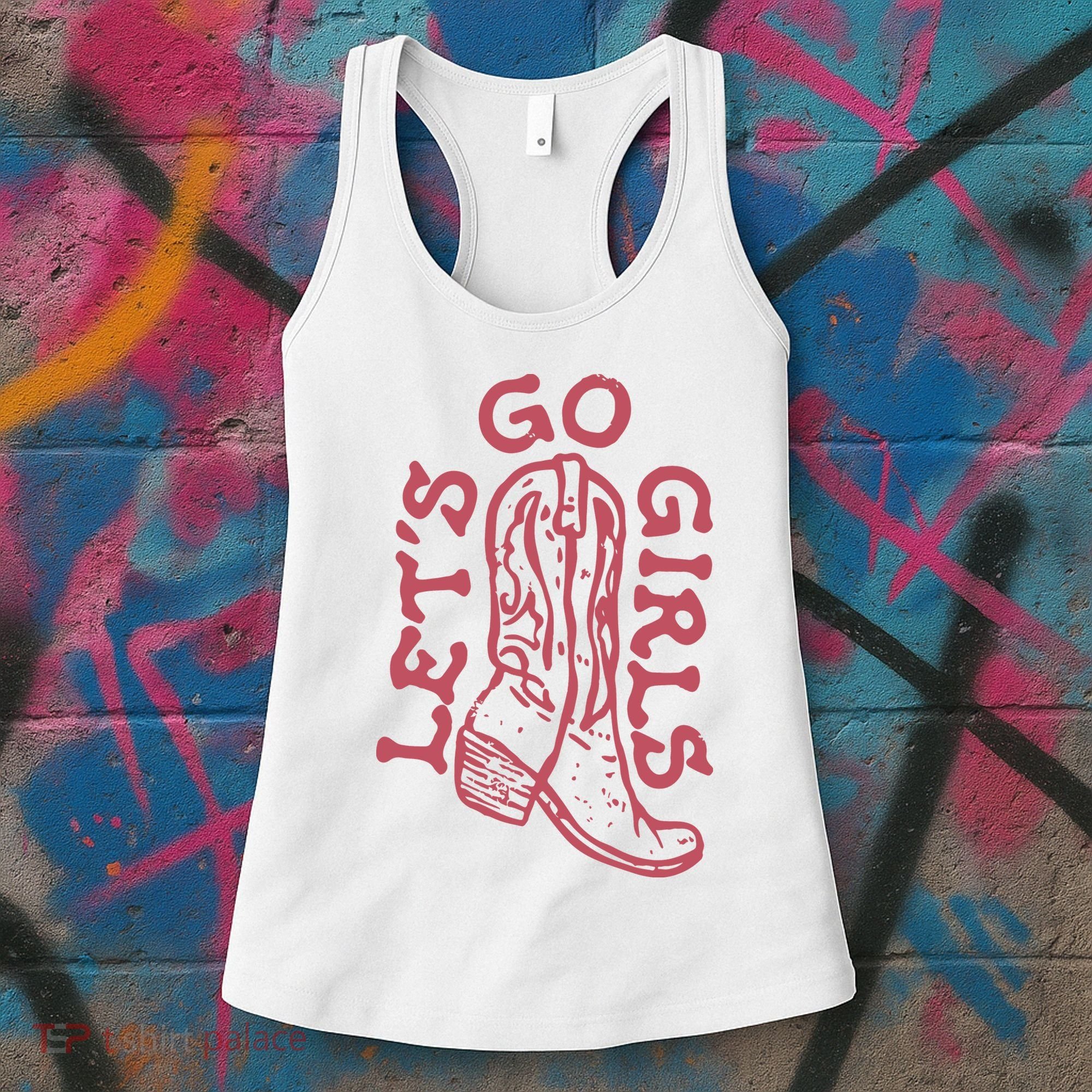 LetS Go Girls Western Women's Tank Top